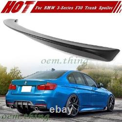 12-18 328i Fit FOR BMW 3-Series F30 F80 Sedan Trunk Spoiler D Type Painted