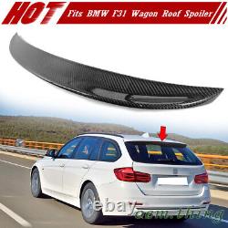 12-18 Fits BMW 3-Series F31 Wagon Touring P Type Roof Spoiler Wing Carbon Fiber