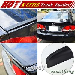 1998 323is Fit FOR BMW E36 2D Coupe 3-Series Trunk Lip Spoiler K Type Unpainted