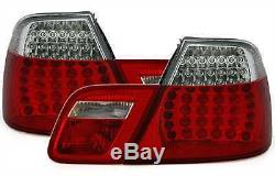 2 Feux Arriere Bmw E46 Serie 3 Coupe Phase 1 99-03 Type M3 A Led Look Phase 2