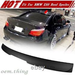 2010 Matte Black Fit FOR BMW 5-Series E60 4D Sedan A Type Rear Roof Spoiler Wing