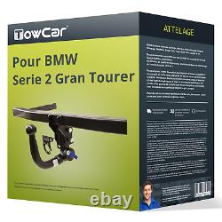 Attelage pour BMW Serie 2 Gran Tourer type F46 démontable sans outil TowCar TOP