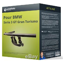 Attelage pour BMW Serie 3 GT Gran Turismo type F34 Amovible Westfalia TOP