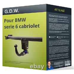 Attelage pour BMW serie 6 cabriolet type E64 démontable sans outil G. D. W. TOP