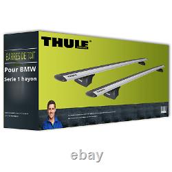 Barres de toit aluminium pour BMW Serie 1 hayon type E81/E87 Thule WingBar EVO