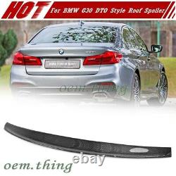 Carbon DTO Type Roof Spoiler Fit FOR BMW 5 Series G30 G38 4D Sedan 2022 540i