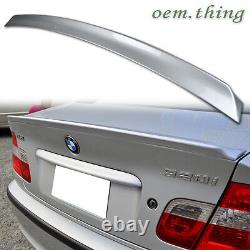 PAINTED Fit FOR BMW 3 SERIES E46 SEDAN A Type 4D TRUNK SPOILER 325i 323i #354