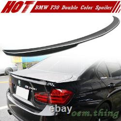 Painted Black + 300 Line Fit FOR BMW F30 F80 3-Series P Type Trunk Spoiler 2018