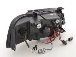 Phares pour BMW Série 5 type E39 95-00 noir