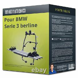 Porte-vélo Menabo Stand Up 3 pour BMW Serie 3 berline type E46 3 vélos TOP