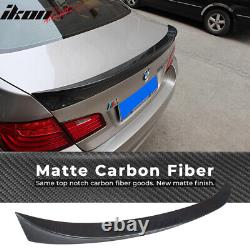 Pour 11-16 BMW F10 5 Séries AC Style Coffre Spoiler Aile Mat Carbone Fibre