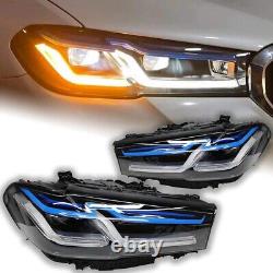 Pour BMW G30 Laser Type LED Phare Avant Lampes 2021-2022 5 Série Prise Et Jouer