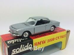 Solido ancien serie 100 BMW 2000 CS ref157 rare version boite type VII d'origine